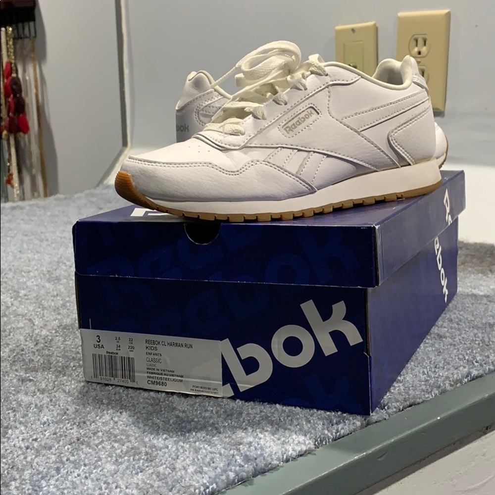 Reebok White Kids Sneakers